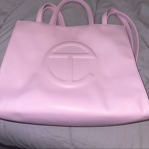 Telfar pink medium bag
